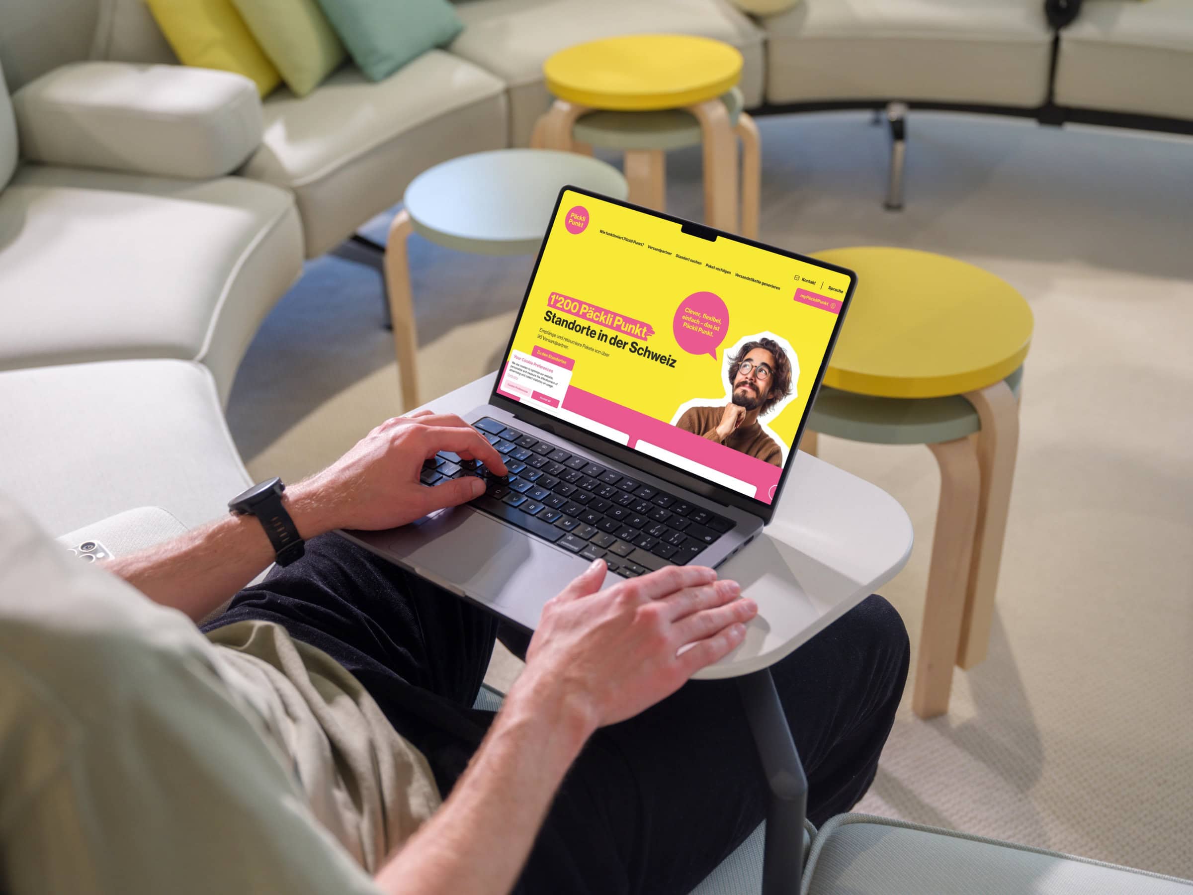 paeckli punkt mockup